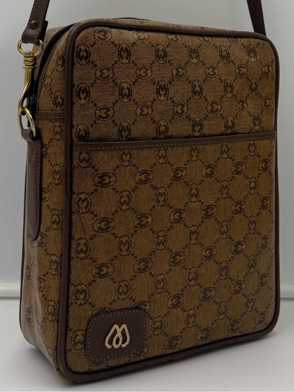 🐢MORABITO 1905 PARIS • Unisex Monogram Camera 20 Bag • Made in FRANCE